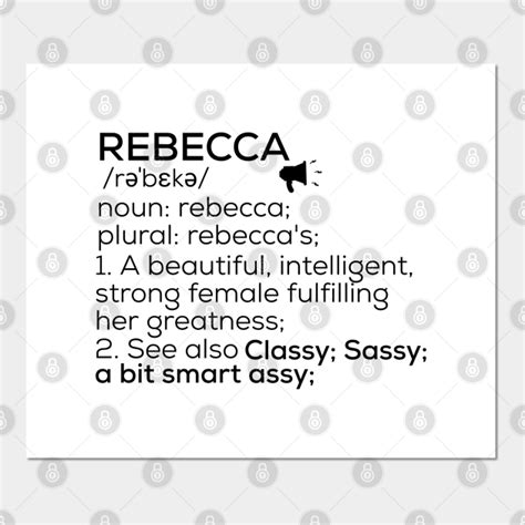 Rebecca Name Definition Rebecca Female Name Rebecca Name Posters