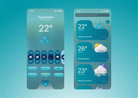 ui design weather app figma