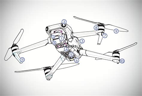 dji mavic  pro drone leaked  upgraded camera system  alleged  minute flight time