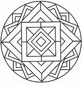 Mandala Coloring Pages Square Halloween Printable sketch template