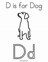 Coloring Dog Letter Pages Preschool Duck Color Print Printable Noodle Outline Abc Dots Twistynoodle Built California Usa Library Getdrawings Getcolorings sketch template