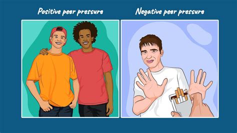 positive  negative side  peer pressure     making