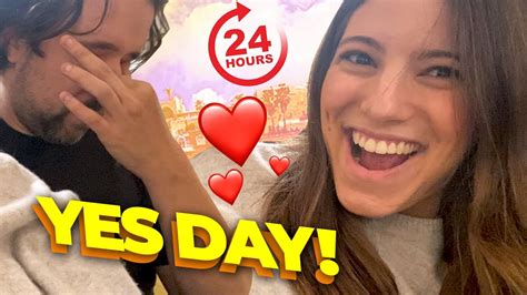 my husband says yes to me for 24 hours pregnant yes day challenge