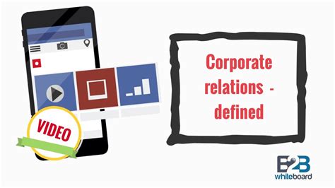 corporate relations defined youtube