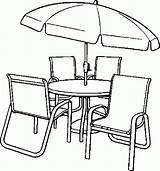 Table Coloring Pages Dining Chair Chairs Color Popular Printable Getcolorings Getdrawings Drawing Print Coloringhome sketch template