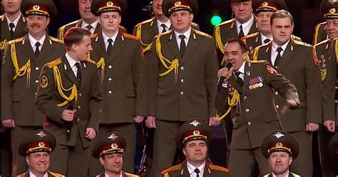 Russian Police Choir Performs Get Lucky At The Olympics Thank You