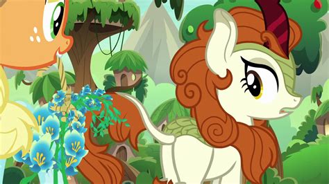 Image Autumn Blaze Looking Behind At Applejack S8e23 Png