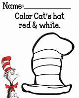 Hat Cat Coloring Seuss Dr Printables Color Pages Preschool Activities Sheets Printable Book Hats Kids Sheet Print Suess Crafts Week sketch template
