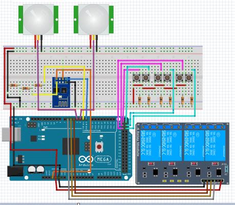 schematic installation  arduino mega  arduino mega   scientific diagram