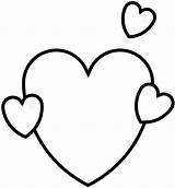Heart Template Large Clipart Valentine Coloring Pages Templates Printable Library Kids Clip sketch template