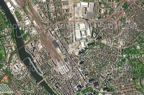 frankfurt  main deutschland earth gallery satellitenbilder als kunstdruck
