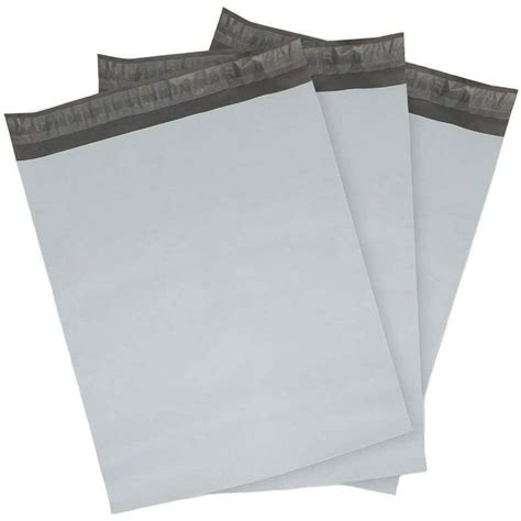 white poly mailers envelopes shipping bags  sealing  mil