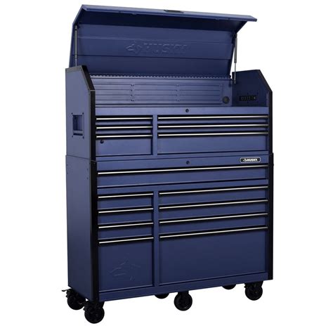 Husky Heavy Duty 52 Inch 15 Drawer Tool Storage Chest And Rolling