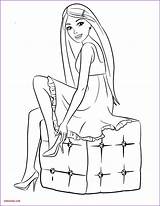 Barbie Coloring Pages Printable Pdf Print Colouring Color Doll Fashion Mermaid Princess Book Clipart Easy Friends Musketeers Three Popular Fairy sketch template