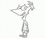 Phineas Coloring Flynn Pages Ferb Comments Printable Library Clipart Description sketch template