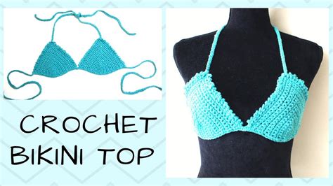 Crochet Bikini Top Diy Crochet Bikini Top Youtube