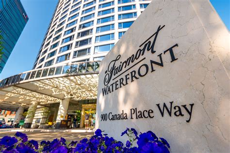 fairmont waterfront hotel sustainable hospitality  vancouver