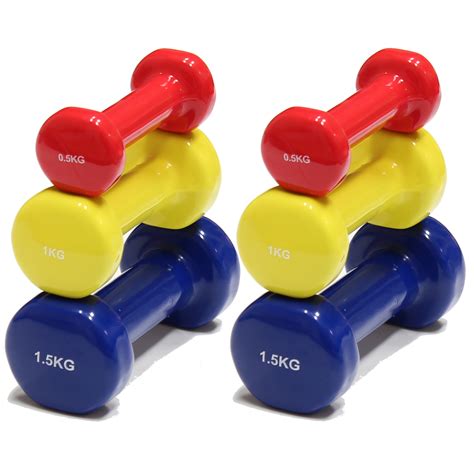 max fitness kg dumbbell weights set carry case home gymexerciseworkout  ebay