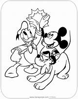 Mickey Pluto Mouse Disneyclips sketch template