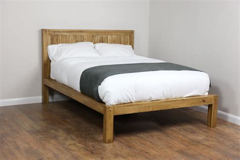 quercus solid oak furniture range bedroom oak double bed