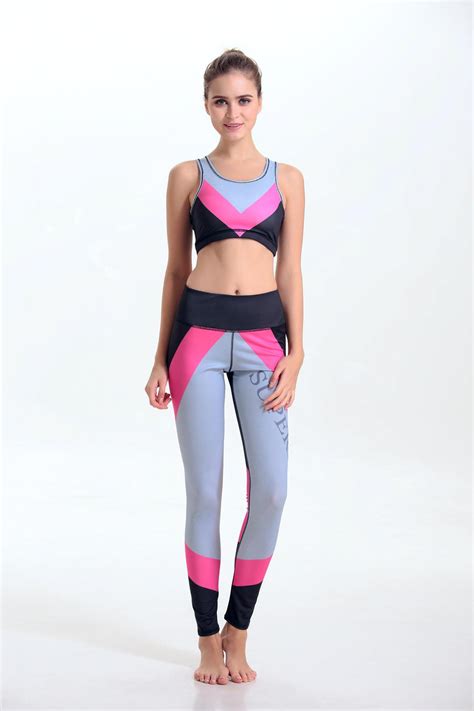 2019 216 women s yoga suit for fitness workout uniform exercise skintight sleeveless tops and long