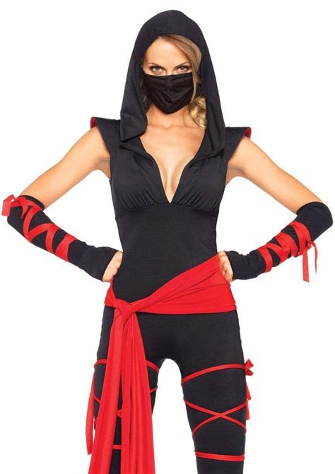 deadly ninja costume women s sexy halloween costumes leg avenue