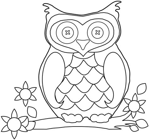 cartoon girl owl coloring pages coloring pages   ages