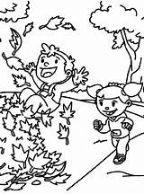 Coloring Fall Fun Pages Crayola sketch template