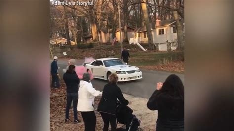 video couple uses race car in creative gender reveal 6abc philadelphia