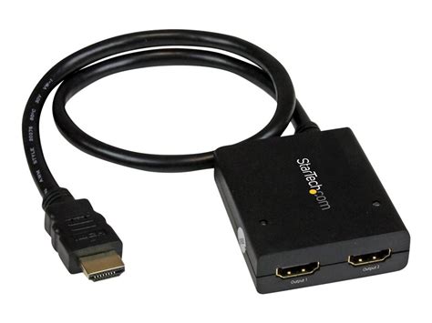 startechcom  hdmi splitter      hz hdmi   port video splitter box  high