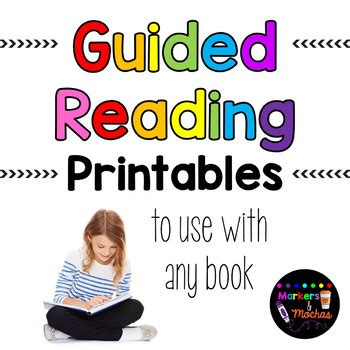 guided reading printables   book  markers  mochas tpt