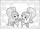 Shimmer Shine Coloring4free 2021 Coloring Pages Printable Related Posts sketch template