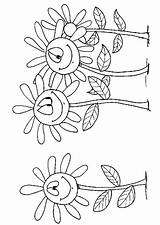 Marguerites Fleur Marguerite Colorier Coloriages Hugolescargot Toute Souriantes Kaynak sketch template