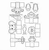 Puppet Finger Puppets Fingerpuppen Paper Vorlagen Hippo Monkeys Designvorlagen Didáticas Parte sketch template