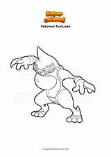 Pokemon Zamazenta Wishiwashi Supercolored Toxicroak sketch template