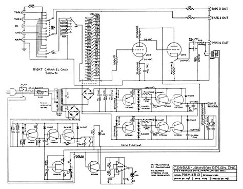 conrad johnson premier  amplifier schematics