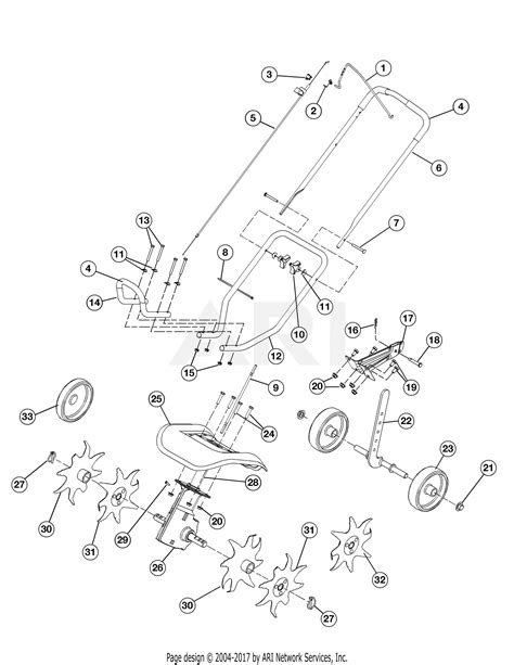 mtd  aar parts diagram  general assembly