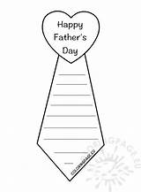 Tie Card Template Father Fathers Coloring Reddit Email Twitter Coloringpage Eu sketch template