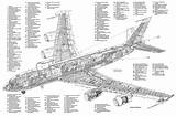 Maintenance Cutaway Mercury Cutaways Aviones 707 777 Airbus A340 Militar sketch template