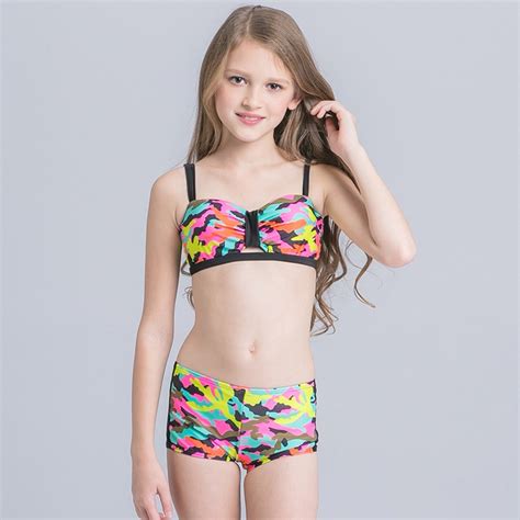 Bikinis Girl Two Pieces Swimsuit Girls 2018 Plus Size