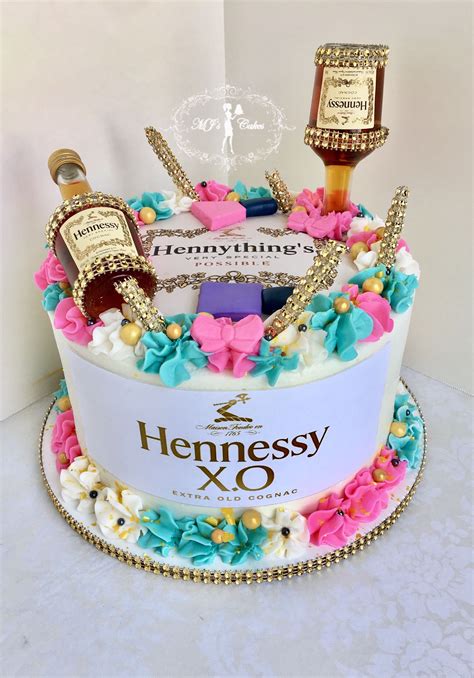 Hennessy Birthday Cake For Her Anjelica Vera