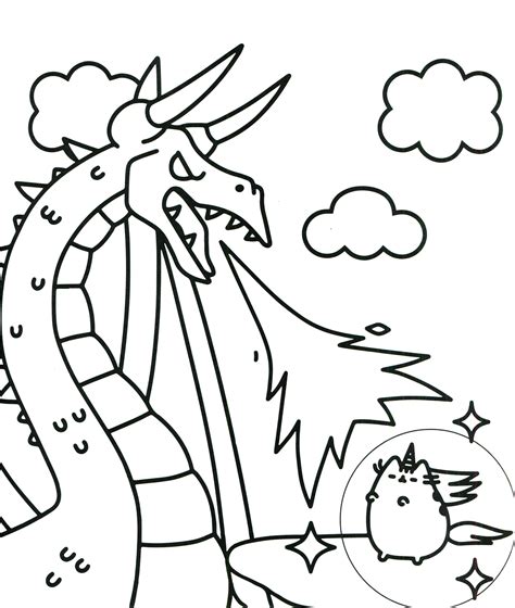 pusheen cat unicorn coloring pages gif colorist