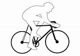 Bicycle Racing Coloring Large Edupics sketch template