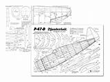Plan Thunderbolt Plans Scale Model Aircraft Ian Peacock sketch template