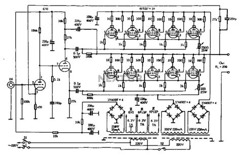 tube otl amplifier  schematic valve amplifier vacuum tube