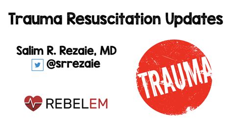 trauma resuscitation updates med tac international corp