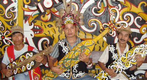 alat musik sampekkalimantan indonesian country