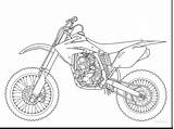 Honda Coloring Pages Getcolorings Dirt Bike sketch template