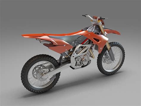 dirt bike  model ds max files   modeling   cadnav