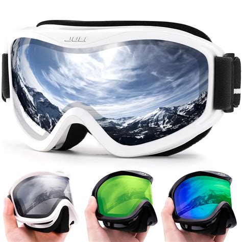 Maxjuli Brand Professional Ski Goggles Double Layers Lens Anti Fog